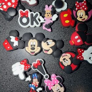 Disney Mickey and Minnie Shoe Charms